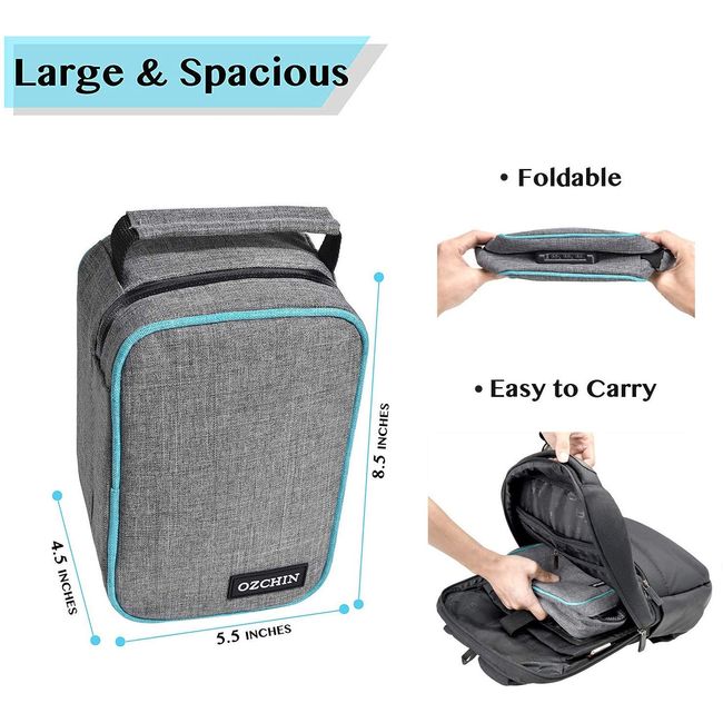 Smell Proof Bag with Combination Lock Container Storage Bag Odorless Travel  Storage Safe Smart Stash Case