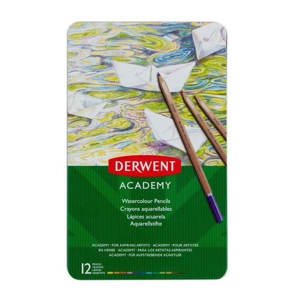 Derwent Academy Set – Aquarell 12 Tin