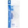 STAEDTLER Mars 568 36 16 cm Geometry Set Square with Grip, White