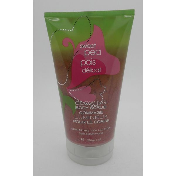 BATH & BODY WORKS Sweet Pea Glowing Body Scrub 8 oz