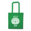 Flox Creative Green Tote Bag Hear me Roar