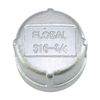 Flowbal Stainless Steel Threaded Fitting Cap VC-S14-04 1/2