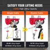 Electric Hoist 440lbs Crane Winch with Wired Remote Control 480W 110V