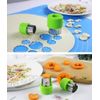 9Pcs Stainless Steel Fruit & Vegetable Cutter Set –Mini Cookie Shape Slicer Mold