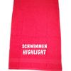 ShirtShop-Saar Schwimmen Highlight; Handtuch rot