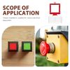 Cover Switch Cover Protector Button Oversize Push Button Lock Out for Industrial Use