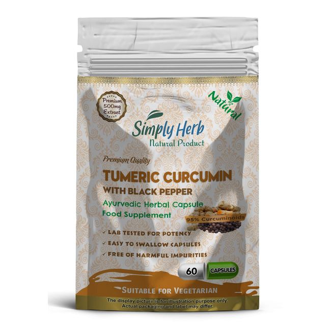 Curcumin with Piperine Capsule (60 Capsules)