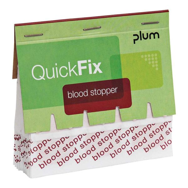 PLUM QuickFix® Blood Stopper 5516 Plaster Refill Set, 72 x 25