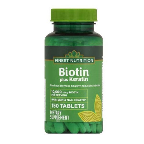 Finest Nutrition Biotin + Keratin 150 Tablets