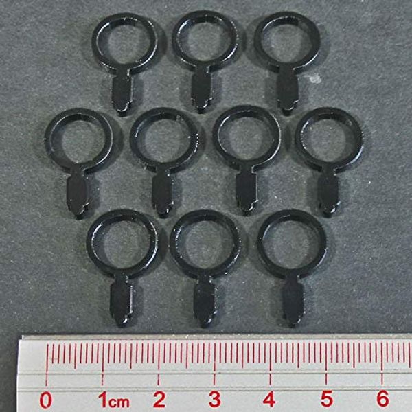 LITKO Magnifying Glass Tokens, Black (10)