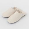Babouche Canvas Medium Size Natural [ABE Home SHOES]