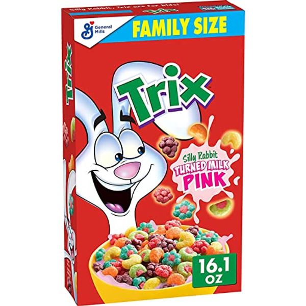 Trix Fruity Breakfast Cereal, Guardians of the Galaxy Vol. 3 Special Edition, 6 Fruity Shapes, Large Size Cereal, 13.9 OZ