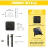 Mushroom Solar Lights Outdoor Waterproof LED Solar String Lights Garden Decor 