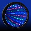 Playlearn SIM6 Infinity Mirror Tunnel Lamp LED Lighting Sensory Party Décor, Black