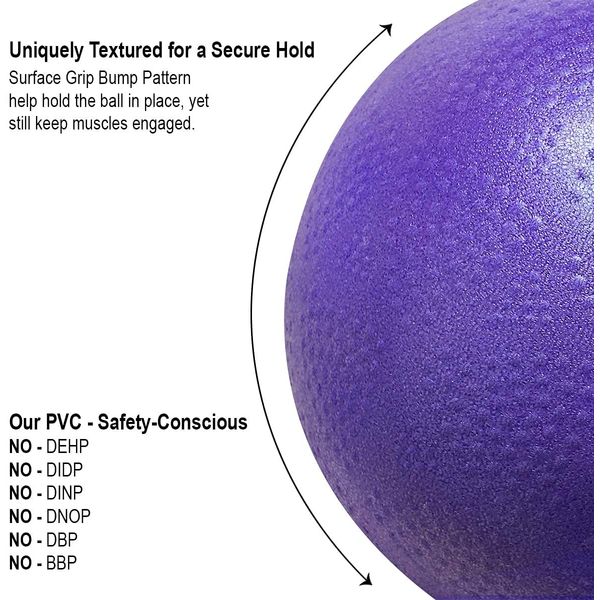 Balego® Pilates Mini Ball, Purple, 9 Inch