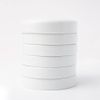 Jackson's : Stackable Round Ceramic Palette : 3.75in (9.5cm) Diameter : Set of 5