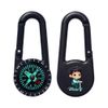 Azeeda 'Boy Riding A Scooter' Compass Keyring (KC00031306)