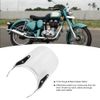 Vobor Modified Motorcycle Windshield Deflector for Windscreen Compatible with Royal Enfield Classic 500c Transparent