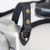 [ANS] Handmade Genuine Leather Retro Vintage Camera Strap, Black