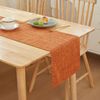 EGROON Polyester Table Runner Elegant Simple Tablecloth Dining Table Cover Table Cover Orange 30*180cm