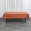 5 TERRACOTTA 60x102 RECTANGLE POLYESTER TABLECLOTHS Wedding Catering Decorations