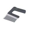 Faringdon Stainless Steel Crinkle Cutter, Black