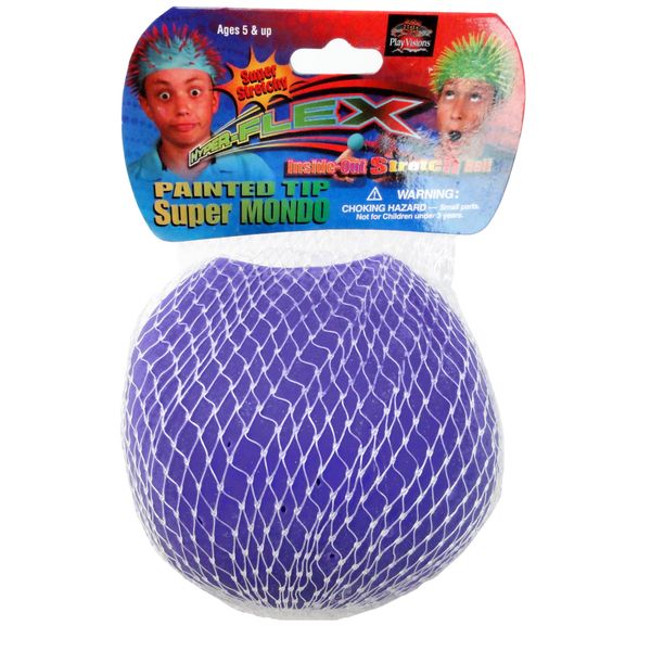 Super Mondo Spiky & Soft 2 in 1 Stretch Ball - Flip it back and forth from spiky to soft ball.