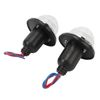 Aramox Mini Tail Lamp Replacement 2PCS Set 72mm Rear Brake Stop Light DC12V (Transparent)