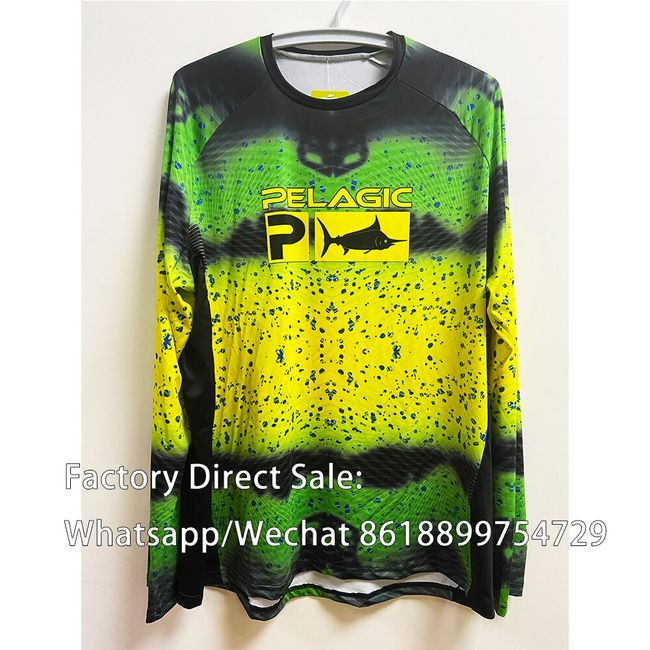 Factory Customized Fishing Jersey Angling Shirts Fish Clothes with