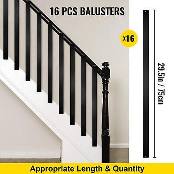 Balusters For Deck Rail Wooden Staircase Railing Design Indoor 29.5 Inch-16 Pack