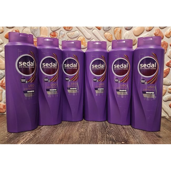 6 PK SEDAL CO-CREATIONS FOR LISO SHAMPOO PERFECTO 650ML 21.96 OZ