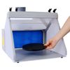 Portable Hobby Airbrush Paint Spray Booth Kit Exhaust Filter LED Light Set Model