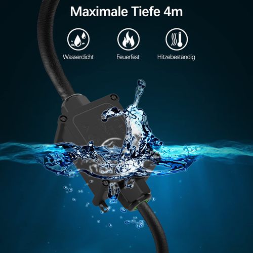 Junction Box, Cable Connector Waterproof IP68, Outdoor Junction Box, Surface-Mounted, Waterproof Box, Cable Box, Underground Cable, Electrical Terminal Box, Cable Diameter 5 mm - 9 mm, 2 Ways