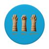 Cat Paw Hand Game - Rock Paper Scissors Fun PopSockets Standard PopGrip