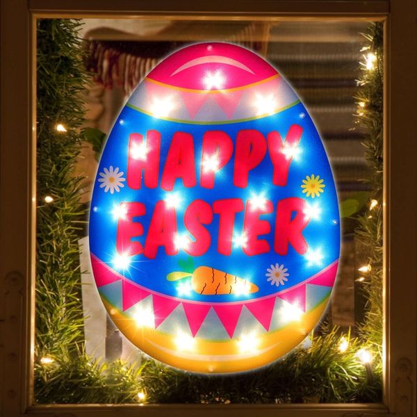 Light Up Easter Eggs Waterproof Indoor Outdoor String Lights