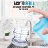 Premium Soft-Grip Scrub Brush, Heavy-Duty Kitchen & Bath, Non-Scratch, 3-Pack