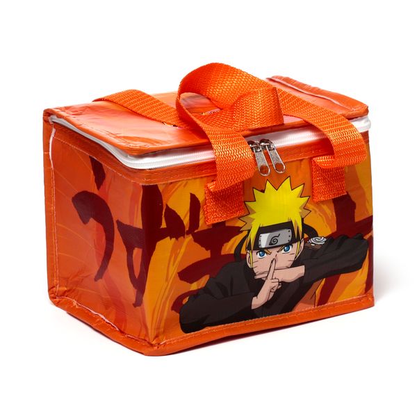 Puckator RPET Cool Bag Lunch Bag Naruto - Insulated Lunch Bag for Women Men Children - Lunch Box Bag for Work Family School - Beach Picnic Accessories - Picnic Box - Collapsable Lunchbag