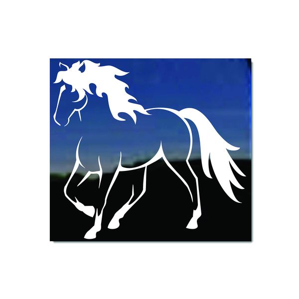 Rocky Mountain Horse Trailer Vinyl Window Decal Sticker