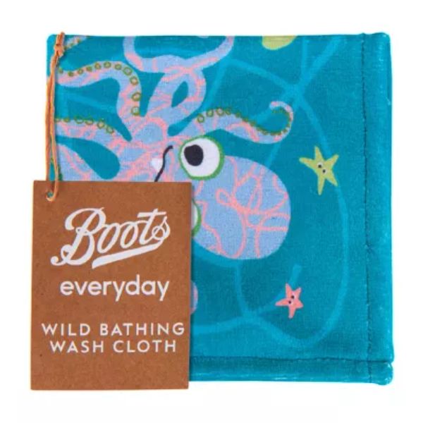 Boots Everyday Wild Bathing Wash Cloth