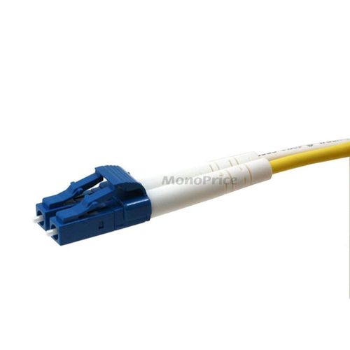 Monoprice Fiber Optic Cable, LC/LC, Single Mode, Duplex - 1 meter (9/125 Type) - Yellow