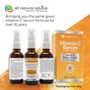 20% Vitamin C Serum For Face - All Natural Advice, with Hyaluronic Acid & Vitamin E – Facial Serum for Deep Hydration - Organic Face Care -Proud Canadian Company (60ml / 2oz)