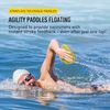FINIS Unisex's Agility Paddle Floating Small, Yellow