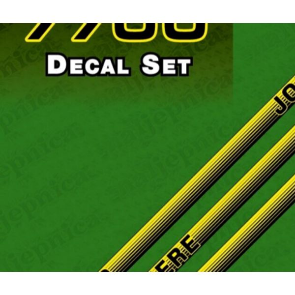 Replacement decal set compatible with JD 7700 tractor desivo aufkleber