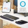 Fellowes PlushTouch Mouse Mat with Wrist Support Featuring Microban Antimicrobial Protection, Black 9252003