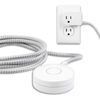Grounded Plug with Braided Cord, 6 Ft Long Power Cable, On/Off Switch, for Ta...