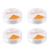 4 Pcs 0.8mm Clear Elastic String, Elastic Bead Thread Bracelet String Beaded String Clay Bead String Stretchy Bead Cord Crystal String for Jewelry Necklace Bracelet Making