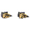 Diecast Masters | 1:64 Scale Cat 272D2 Skid Steer Loader & Cat 297D2 Compact Track Loader Twin Pack | Model 84647CS