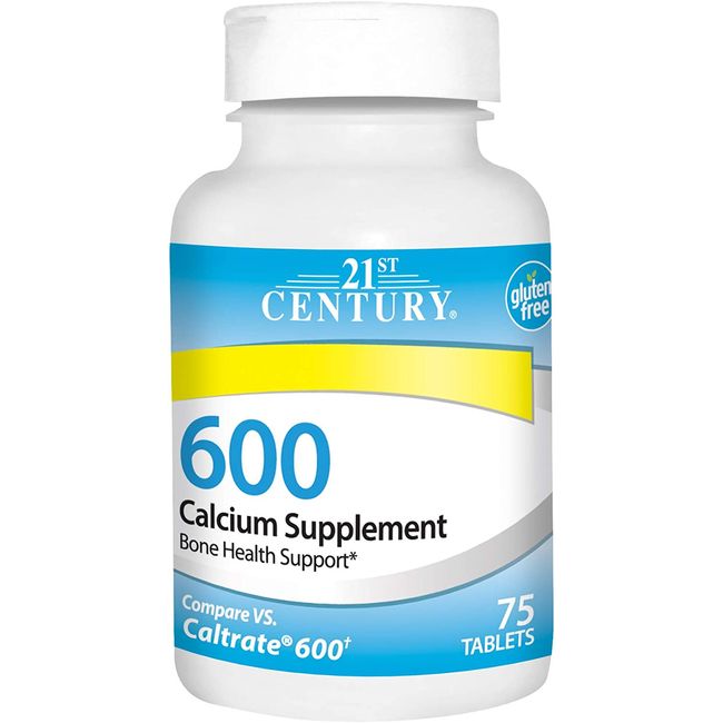 Calcium Supplement, 600 Mg, 75 Count - Fast Free Shipping in US