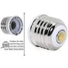 10-Pack E26/E27 to E12 Adapter, Standard Light Bulb to Candelabra Base Socket