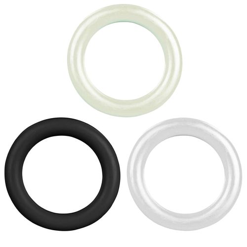 Taffstyle Replacement silicone rubber O-ring retaining ring rubber ring, Durchmesser 11,0mm, Silicone